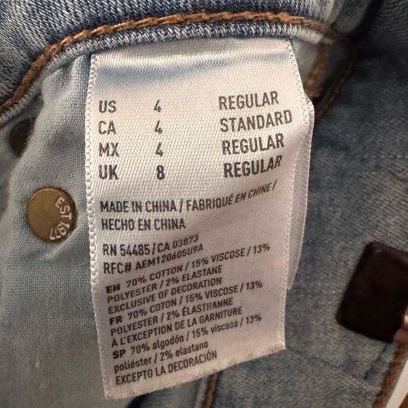 American Eagle Favorite Boyfriend Super Stretch Jeans - Picture 5 of 6